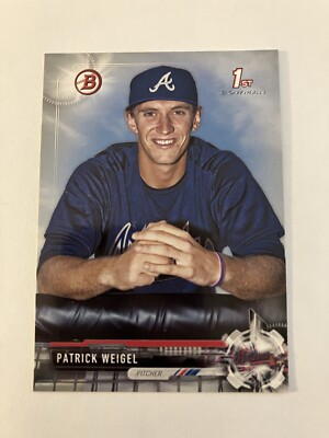 Patrick Weigel 2017 Bowman Prospects 1st Bowman #BP74 Atlanta Braves