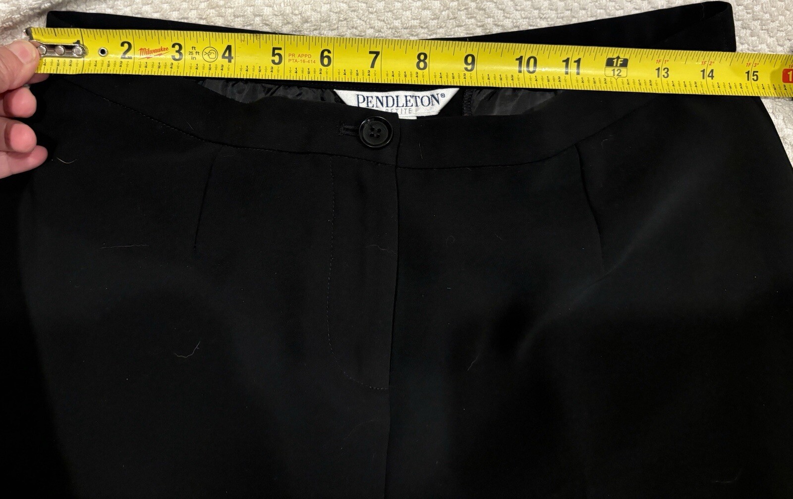 Pendleton Black Pants Fully Lined Polyester 100% … - image 7