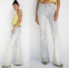 NWT FAB ANTHROPOLOGIE PILCRO SOFT LOW-MID RISE STRETCH FLARE JEANS 31