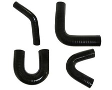BLACK Silicone Hose Elbow Bends 45° 90° 135° 180° Degree Air Water Pipes