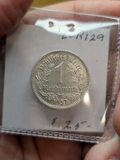 1937 Germany 1 Mark Coin