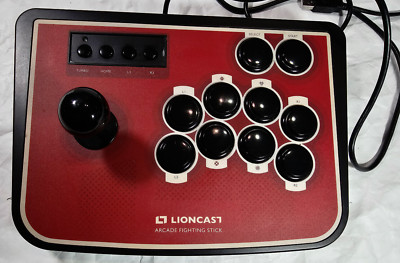 Controller Lioncast Arcade Fighting Stick für Plastation 2 3 PC PS2 PS3