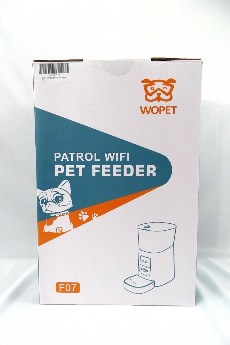 WOPET Patrol WiFi F07 Pet Feeder w Box