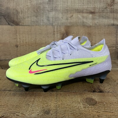 Nike Soccer Cleats Mens Size 6.5 Womens Sz 8 Phantom GX Elite SG
