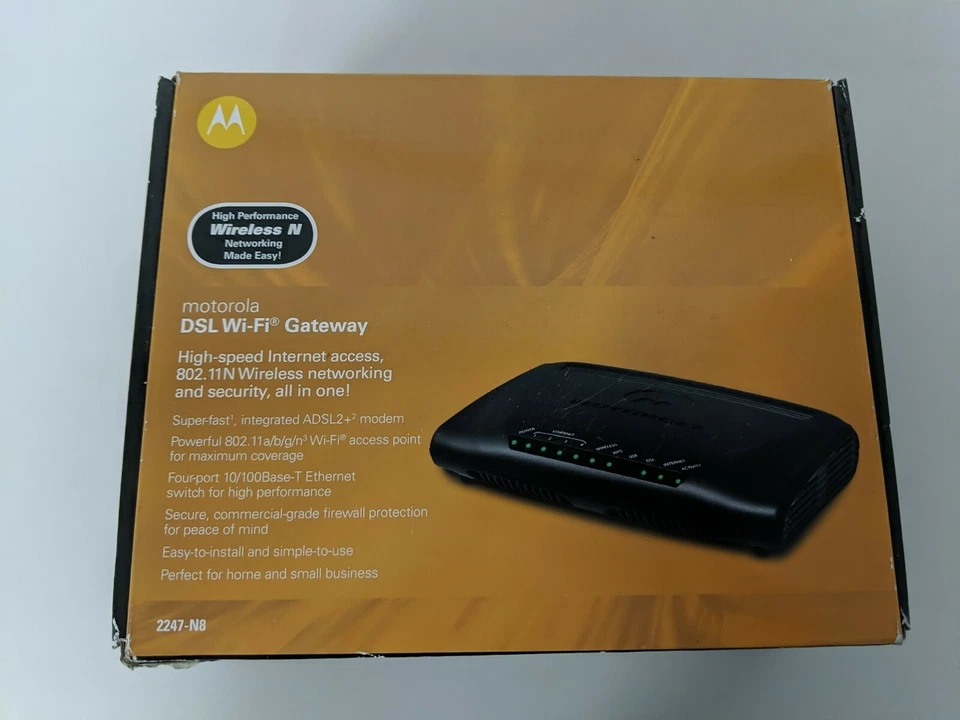 MOTOROLA 2247-N8 DSL Wi-Fi GATEWAY - Image 2 of 4