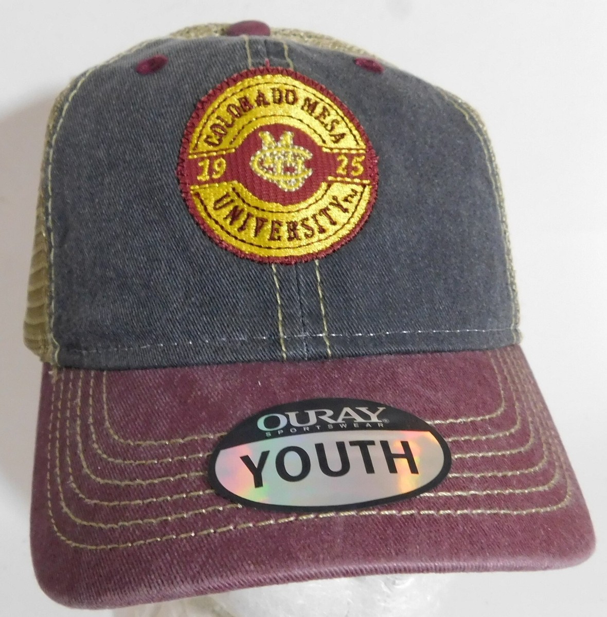 Colorado Mesa Univ Hat Youth Trucker Snapback Prefade  display picture 2