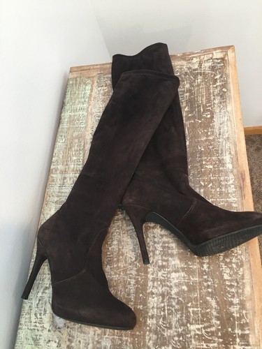 Authentic Stuart Weitzman Brown Suede 
