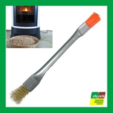 PENNELLO ACCIAIO NYLON PER STUFE A PELLET PULIZIA STUFA RASCHIETTO BRACIERE
