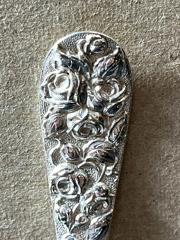 Cucharadita de plata de ley Baltimore Rose 24 gramos. ML Foto 4 de 4