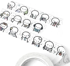 NEW The Coffee Monsterz Co TCMC Happy Hobbies Washi Tape Roll 8th Anniversary