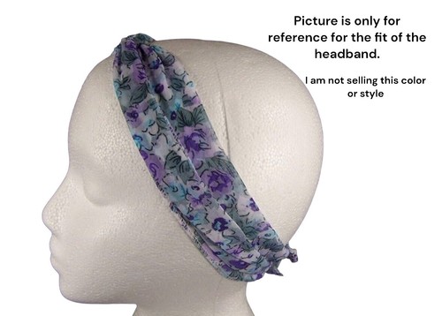 Paisley Twist Elastic Hair Band For Women, Hair Accessories Bohemian Beachy - Picture 10 of 11