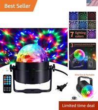 Disco Ball Light, Sound Activated Party Strobe Light, DJ Rave Lights with Rem...