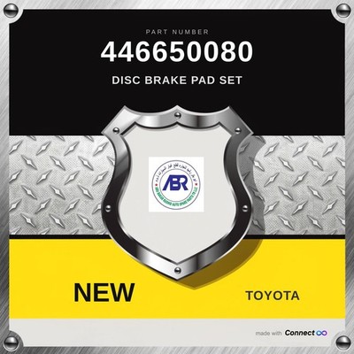 Genuine Toyota Disc Brake Pad Set 446650080