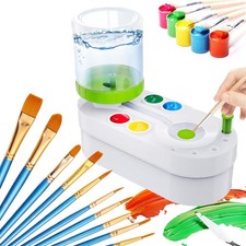 Upgraded Paint Brush Cleaner Brush Rinser,10 Painting Brushes  ,Painting Stati...
