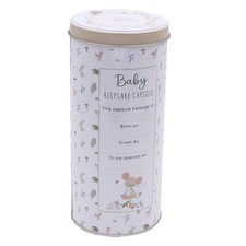 Baby Keepsake Capsule Memory Book, Photo Album, Hand Foot Print Newborn Gift