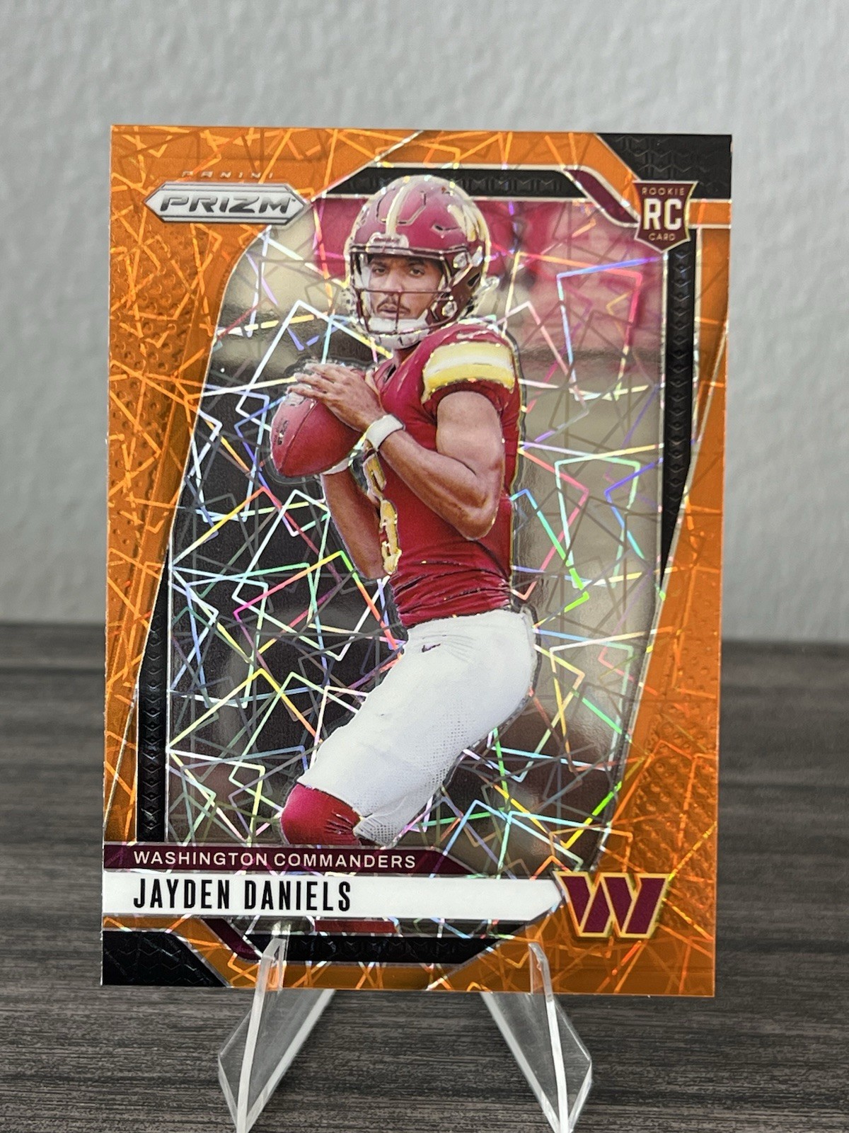 2024 Panini Prizm - Rookies Jayden Daniels #347 Lazer Prizm (RC)