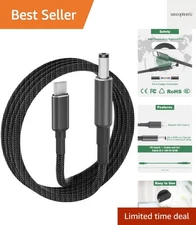 5.9FT USB C to DC Power Cable 100W, 5.5mm x 2.1mm for Laptops & More