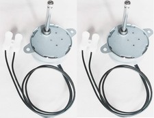 2PCS TYC-40 AC 12V 50/60Hz Synchronous Motor 5RPM CW/CCW Shaft Length 33mm