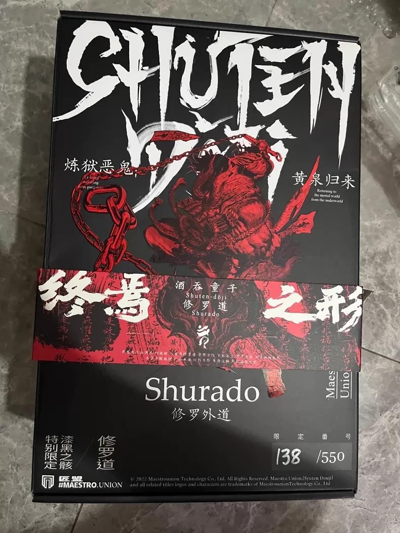 き*す様 1/12 MAESTRO UNION 　アメトイ　　フィギュア　6イン Maestro. Union Shuten Doji Shurado 1/12 Action Figure In Stock