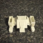 Vintage Transformers G1 Metroplex Six-Gun White Chest Armor Hasbro 1986 Original