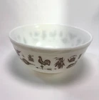 Vintage Pyrex Early American Eagle Nesting Mixing Bowl 403
