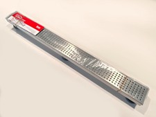 Oatey Designline 32 in. Stainless Steel Linear Shower Drain Square Grate Pattern