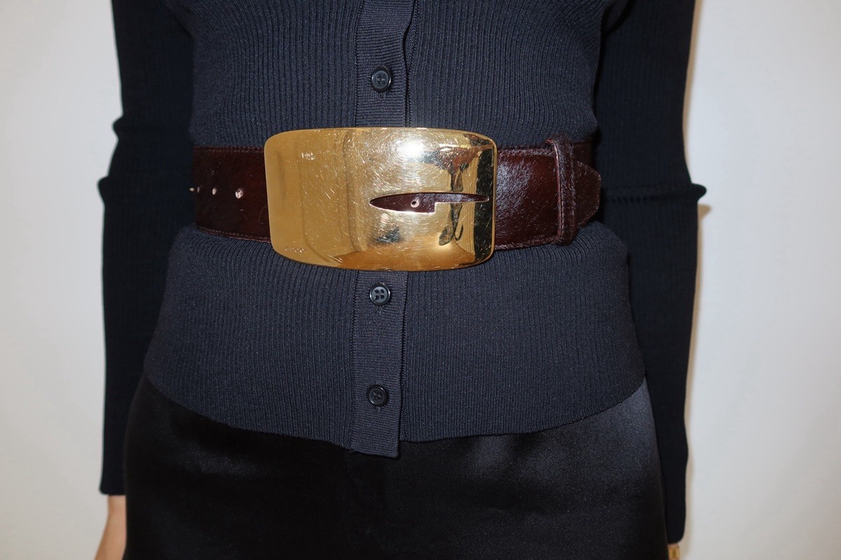 Gucci by Tom Ford F/W 1996 G Buckle Waist Belt | eBay