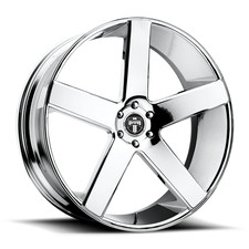Dub 1pc S115 Baller 24x10 5x5 Chrome Plated Wheel 24 19mm For Chevy Gmc Rim