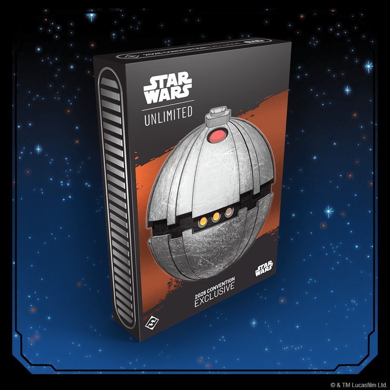 Star Wars Unlimited | Convention Exclusive 2026, a con pin, and Darth Vader card