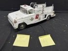 Vintage Tonka 1959 #5 TFD White Pumper Fire Truck Pressed Steel Parts / Restore