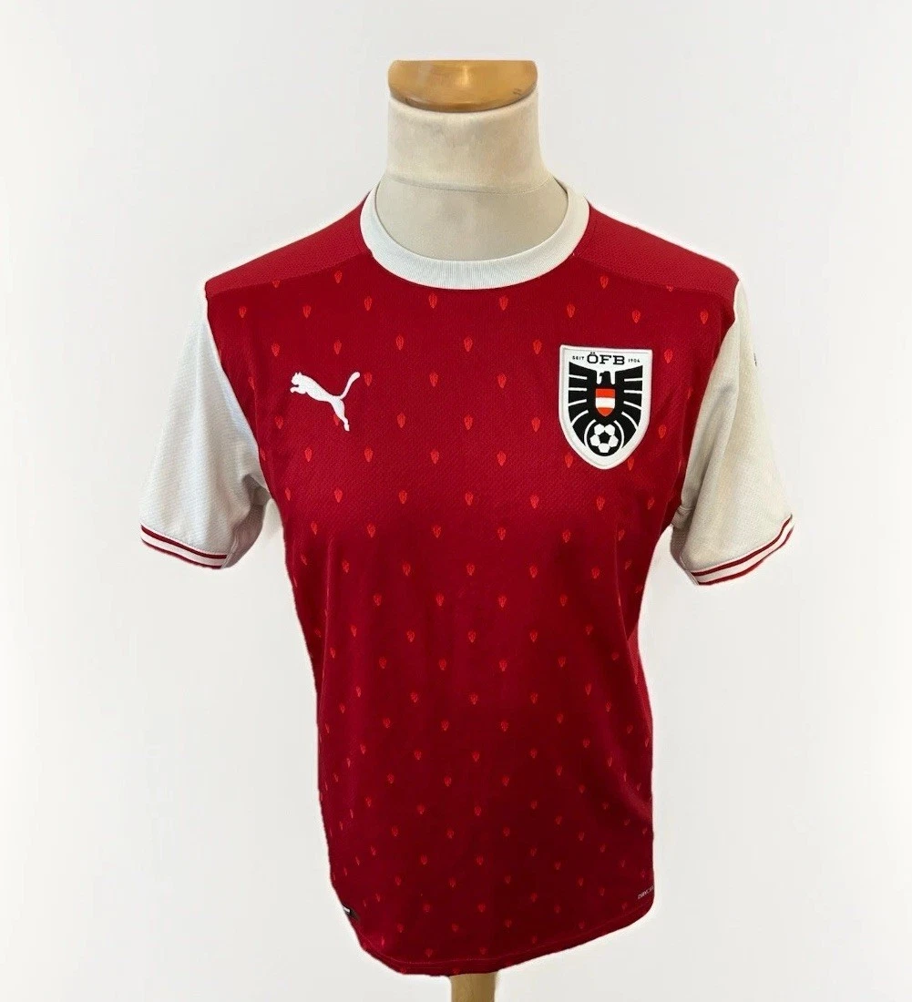 Maillot De Football Vintage Irdning Liezen Austria - Taille L, Blanc, Erreà, Occasion Porté