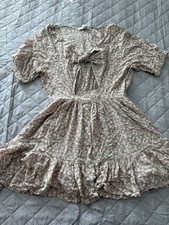 FAITHFULL THE BRAND Pink Floral Smocked Bow F...