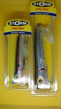 2 New In Box Storm Original Series Chug Bug CB08 & S11(Saltwater) Topwater Lures