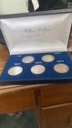 Morgan Million Dollar Collection Silver Clad Coins Set of 5 with Box