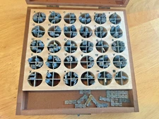 Kingsley Gold Stamp Type Set- Kaufman Script - Hot Stamping - Embossing - CLEAN!