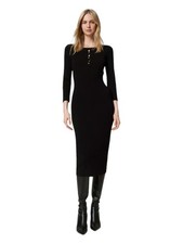 Twin Set Donna Abito longuette nero Taglia XS