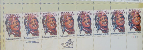 Scott 2088 - 1984 Douglas Fairbanks 10 US 20¢ Stamps NH - Unused