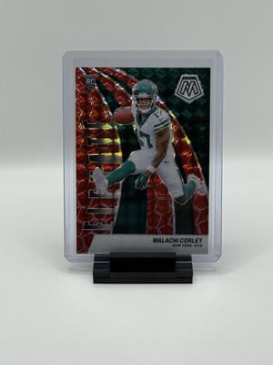 2024 Panini Mosaic - Elevate Malachi Corley #9 Red Mosaic Prizm (RC)