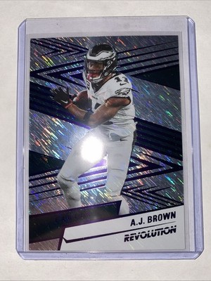 2025 Panini Revolution - A.J. Brown #181 Purple Storm /175
