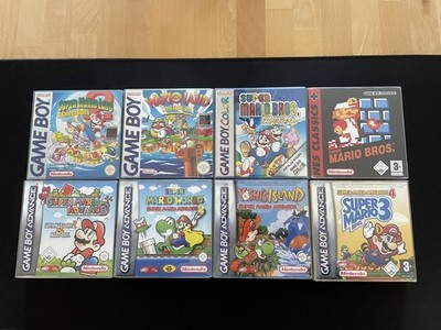 Super Mario Gameboy, GBC und GBA Sammlung 8 Spiele OVP Sammlerzustand