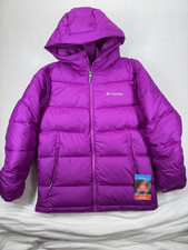 Columbia Youth Pike Lake II Hooded Jacket Magenta Medium NWT
