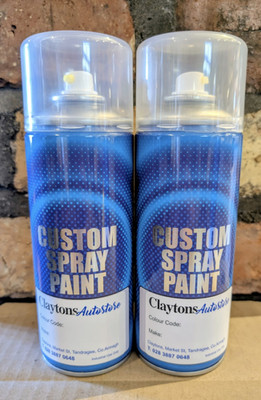 BLAU 02C FÜR SUBARU AEROSOL SPRAY LACK 400ML X2 