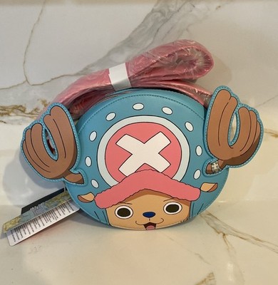 Loungefly One Piece Chopper Crossbody Purse Antlers Doctor Straw Hat NEW TAGS