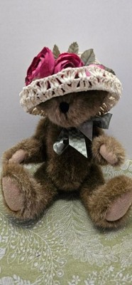 BOYDS Plush  Brown BEAR - ADELINE LABEARSLEY - 12'' #912657 Jointed 2001
