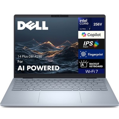 Dell 14 Plus 14'' WQXGA Intel Ultra 7-256V 2.20GHz 16GB 1TB SSD W11H Laptop, BL