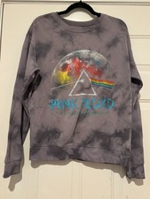 Vintage Pink Floyd grey tie dye sweatshirt sz M 1191