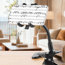 Guitar Phone Holder Mount 360-Degree Rotatable Cell Mobile Smartphone Stand Bass