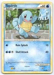 Squirtle 63/95 Common HeartGold & SoulSilver Unleashed
