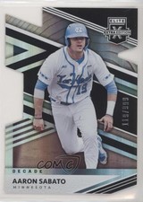 2020 Panini Elite Extra Edition 203rd Decade Die-Cut /203 Aaron Sabato #27 0lt3