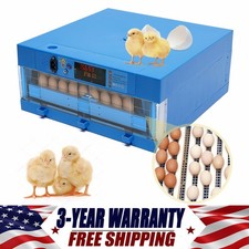 64 Eggs Incubator Automatic Digital Chicken Egg Hatcher Temperature Control